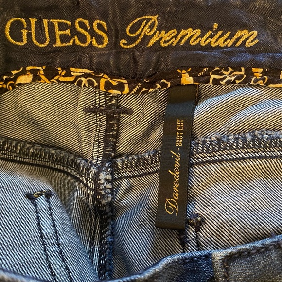 Guess Premium Womens Blue Denim Jeans - Picture 11 of 12